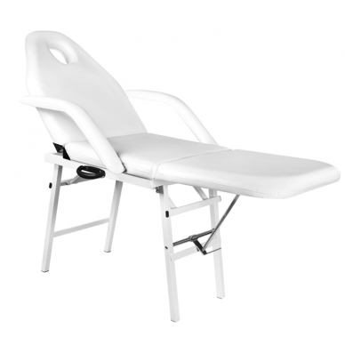 Salokāms kosmetoloģijas krēsls FOLDING CHAIR WHITE 3