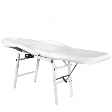 Kokoontaitettava kosmetologituoli FOLDING CHAIR WHITE 4