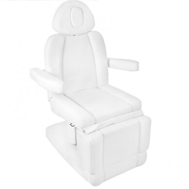 Cosmetology chair AZZURRO 708A ELECTRIC 4 MOTOR WHITE HEATED 7