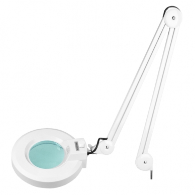 Cosmetology LED lamp with magnifier and stand S4 5D 22W ADJUSTABLE WHITE 1