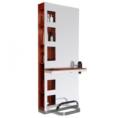 Hairdressing console with mirror Gabbiano B058 Cherry 2