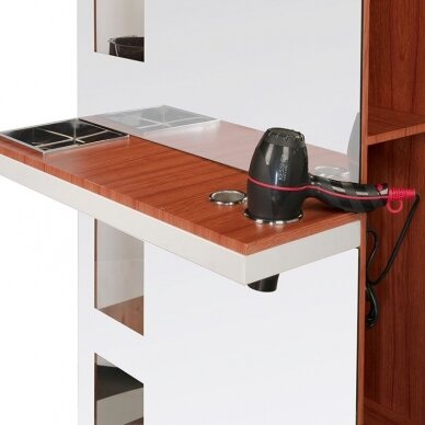 Hairdressing console with mirror Gabbiano B058 Cherry 10