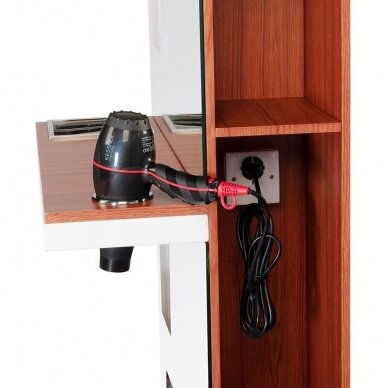 Hairdressing console with mirror Gabbiano B058 Cherry 9