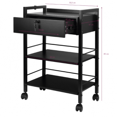 Cosmetology trolley TATTOO BLACK 4