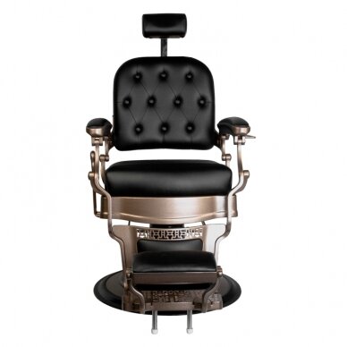 Kirpyklos kėdė Barber Chair Gabbiano Old Ernesto Black 6