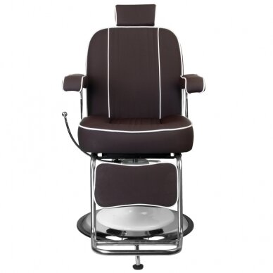 Kirpyklos kėdė GABBIANO BARBER CHAIR AMADEO BROWN 4