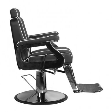 Friseurstuhl Gabbiano Paulo Barber Chair Black 2