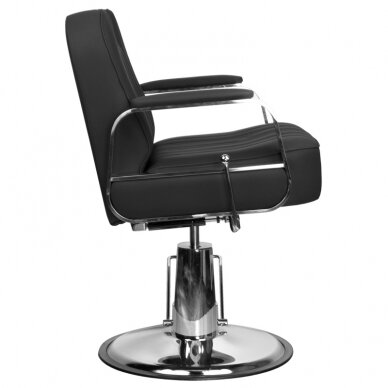 Krzesło barberski HAIRDRESSING CHAIR BARBER RUFO BLACK 3