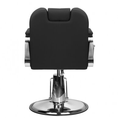 Frizieru krēsls HAIRDRESSING CHAIR BARBER RUFO BLACK 4