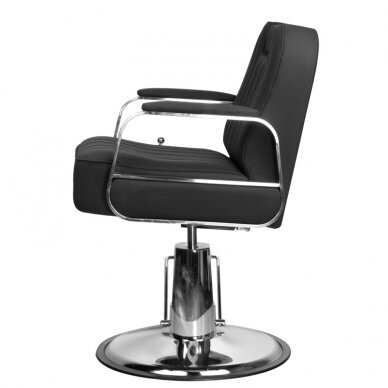 Kirpyklos kėdė HAIRDRESSING CHAIR BARBER RUFO BLACK 5