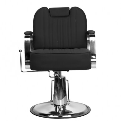 Krzesło barberski HAIRDRESSING CHAIR BARBER RUFO BLACK 6