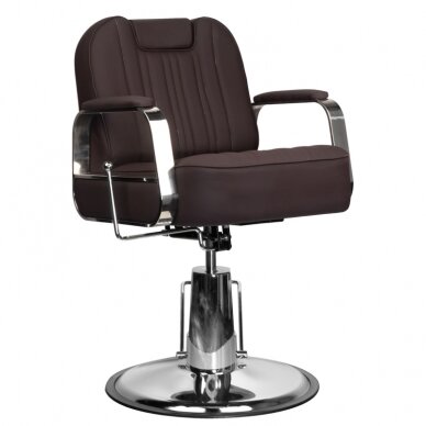 Hairdressing chair HAIRDRESSING CHAIR BARBER RUFO BROWN 1