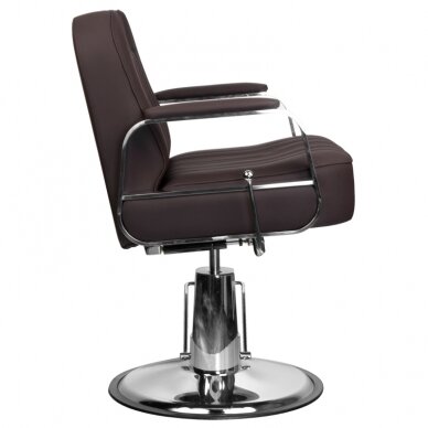 Krzesło barberski HAIRDRESSING CHAIR BARBER RUFO BROWN 3