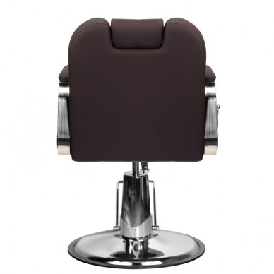 Hairdressing chair HAIRDRESSING CHAIR BARBER RUFO BROWN 4