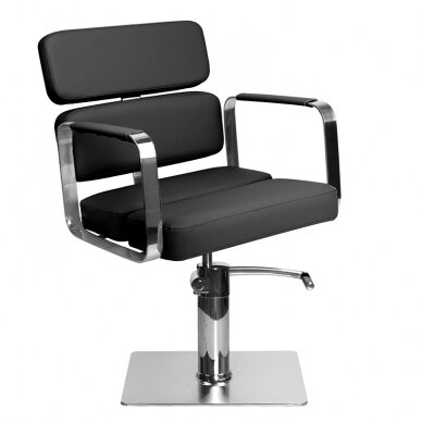 Kirpyklos kėdė GABBIANO HAIRDRESSING CHAIR PORTO ETERNITY BLACK