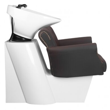 Friseur waschbecken GABBIANO PROFESSIONAL HAIRWASHER BERLIN VALHALA BROWN 1