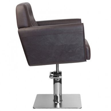 Fotel fryzjerski GABBIANO HAIRDRESSING CHAIR HAMBURG BROWN 2