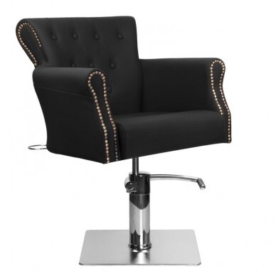 Kirpyklos kėdė HAIRDRESSING CHAIR VALHALA BERLIN BLACK 1