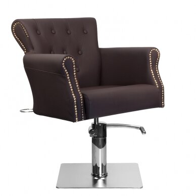 Парикмахерское кресло HAIRDRESSING CHAIR VALHALA BERLIN BROWN