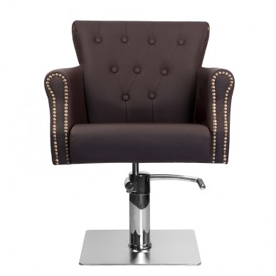 Friseurstuhl HAIRDRESSING CHAIR VALHALA BERLIN BROWN 3