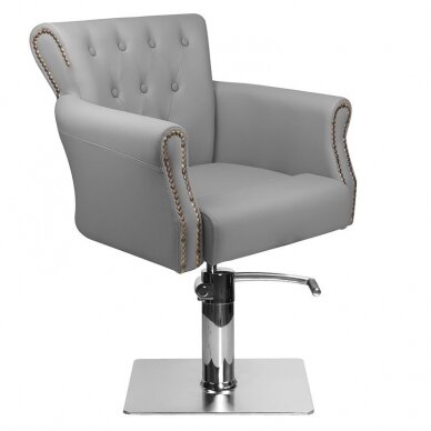 Kirpyklos kėdė HAIRDRESSING CHAIR VALHALA BERLIN GREY 1