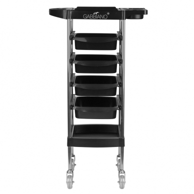 Hairdressing trolley GABBIANO HAIRDRESSER HELPER 2 BLACK 2