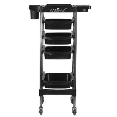 Hairdressing trolley GABBIANO HAIRDRESSER HELPER 4 BLACK 3