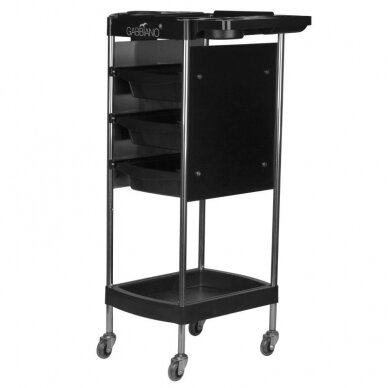 Hairdressing trolley GABBIANO HAIRDRESSER HELPER FX12 BLACK