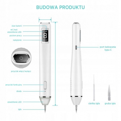 Dėmių šalinimo prietaisas - elektrokoaguliatorius Xpreen Professional Spot Remover 1