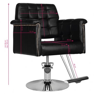 Hairdressing chair Hair System HS48 Black 4