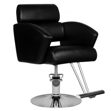 Frizieru krēsls HAIRDRESSING CHAIR BELLA STAR BLACK