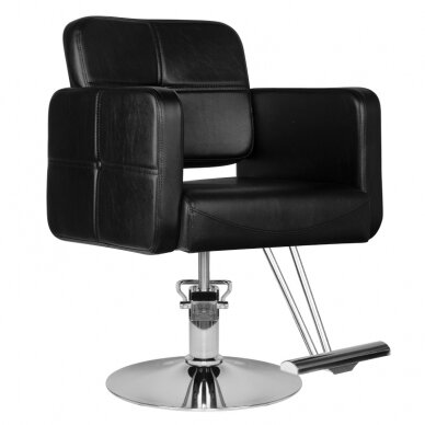 Hairdressing chair HAIR SYSTEM HAIRDRESSING CHAIR HS10 BLACK