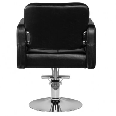 Fotel fryzjerski HAIR SYSTEM HAIRDRESSING CHAIR HS10 BLACK 2