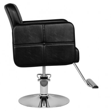 Frizieru krēsls HAIR SYSTEM HAIRDRESSING CHAIR HS10 BLACK 3