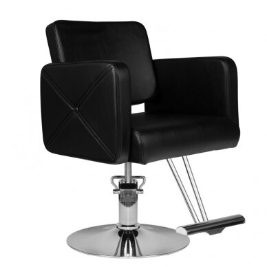 Frizieru krēsls HAIR SYSTEM HAIRDRESSING CHAIR HS99 BLACK