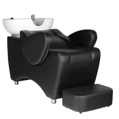 Hairdressing salon sink HAIR SYSTEM HAIRWASHER BLACK