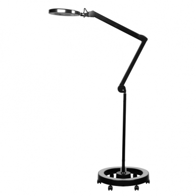 Kosmetoloģijas LED lampa ar lupu un statīvu ELEGANTE 60LED 5D 6W BLACK 2