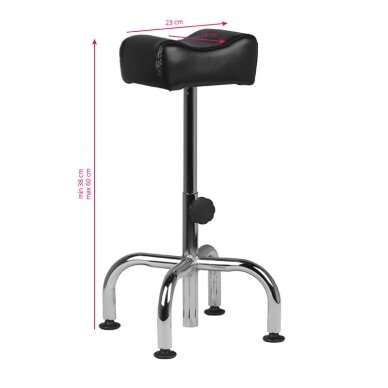 Pedicure footrest FOOTREST FOR PEDICURE BLACK 2