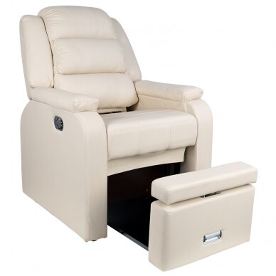 Pedicure chair FOTEL SPA PEDICURE HILTON CREAM