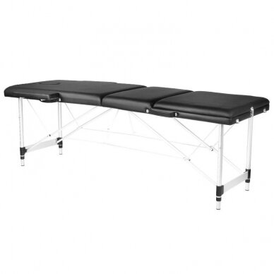 Foldable massage table ALU COMFORT 3 BLACK