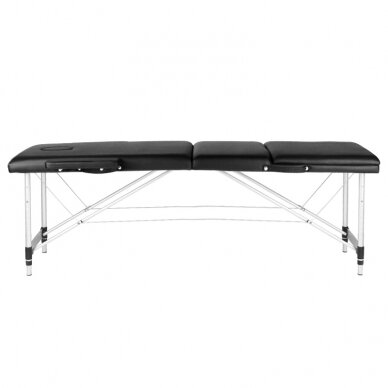 Klappbare Massageliege ALU COMFORT 3 BLACK 1