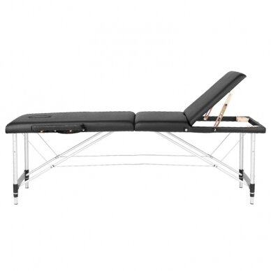 Klappbare Massageliege ALU COMFORT 3 BLACK 2