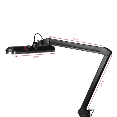 Cosmetology LED lamp Elegante 12W Black (table mounted) 4