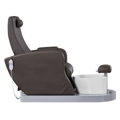 Pedicure chair with foot bath FOTEL SPA AZZURRO 016 BROWN 1