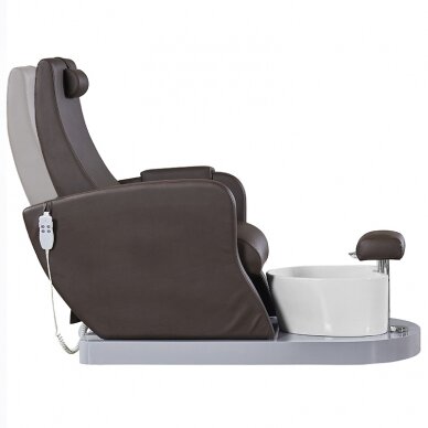 Pedicure chair with foot bath FOTEL SPA AZZURRO 016 BROWN 3