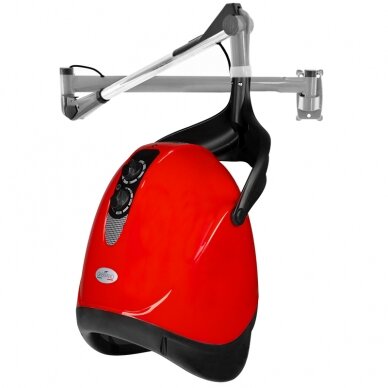 Stationärer Haartrockner Gabbiano Hood DX-201W 1 Speed Red 2