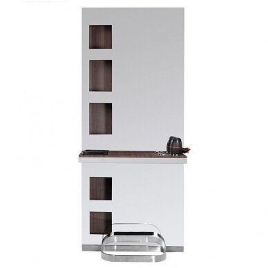 Hairdressing console with mirror Gabbiano B058 Nut 3