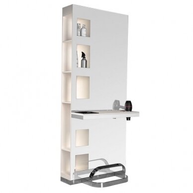 Hairdressing console with mirror Gabbiano B058 Pearl 2