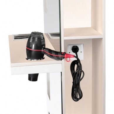 Hairdressing console with mirror Gabbiano B058 Pearl 9