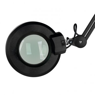 Kosmetoloģijas lampa ar lupu un statīvu S4 5D 22W BLACK 4